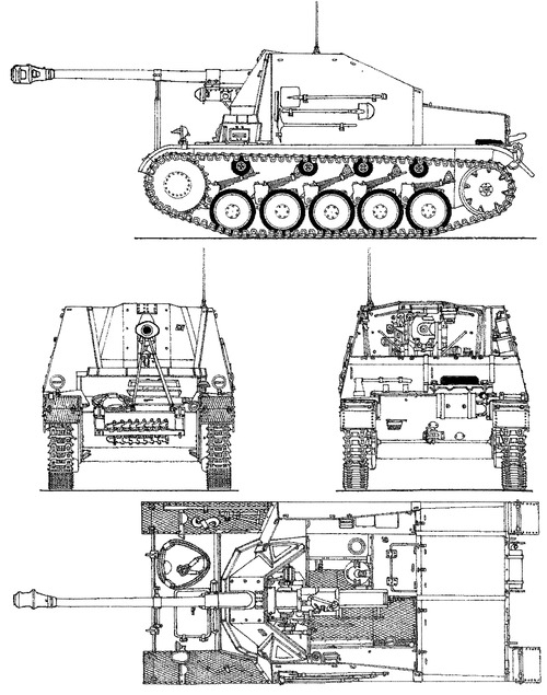 Sd.Kfz. 131 Marder II 7,5cm PaK 402 auf Fahrgestell Pz.Kpfw.II (sf) 1942
