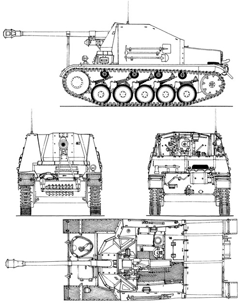 Sd.Kfz. 131 Marder II 7,5cm PaK 402 auf Fahrgestell Pz.Kpfw.II (sf) 1943