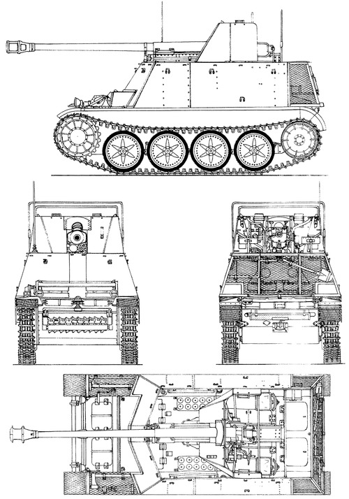 Sd.Kfz. 131 Marder II 7,62cm PaK 36(r) auf Pz.Kpfw.II Ausf.D 1942