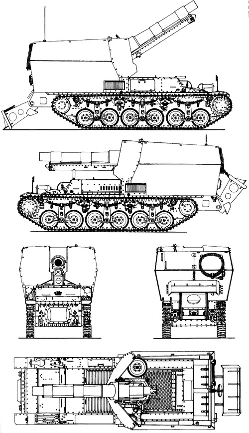 Sd.Kfz. 135-1 15cm sFH131 (Sf) auf Geschuetzwagen Lorraine Schlepper (f)