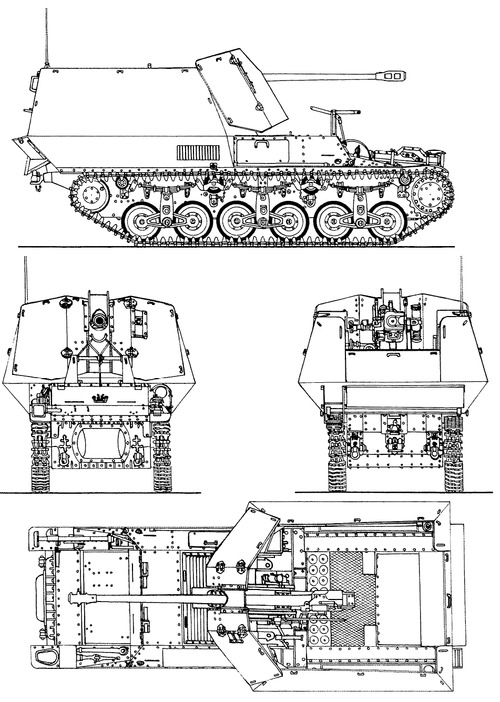 Sd.Kfz. 135 Marder I 5cm Pak 38 auf Geschutzwagen Lorraine-Schlepper (f)