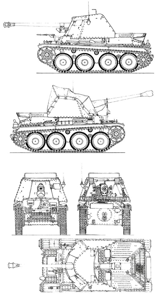 Sd.Kfz. 138 Marder III 7.5cm PaK 403 auf Panzer 38[t] Ausf.H
