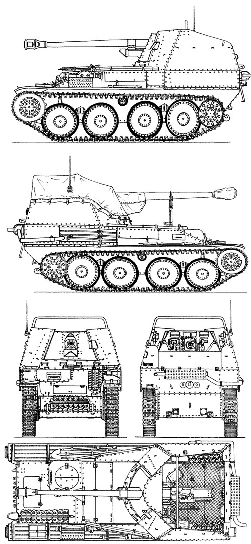 Sd.Kfz. 138 Marder III 7.5cm PaK 403 Panzerjaeger 38[t] Ausf.M