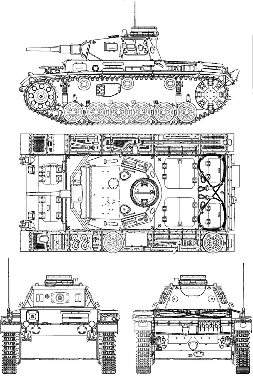 Sd.Kfz. 141 Pz.Kpfw.III Ausf.F 5cm KwK L-42