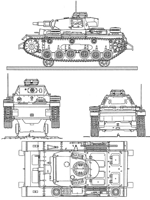 Sd.Kfz. 141 Pz.Kpfw.III Ausf.N Schienenkampfwagen I
