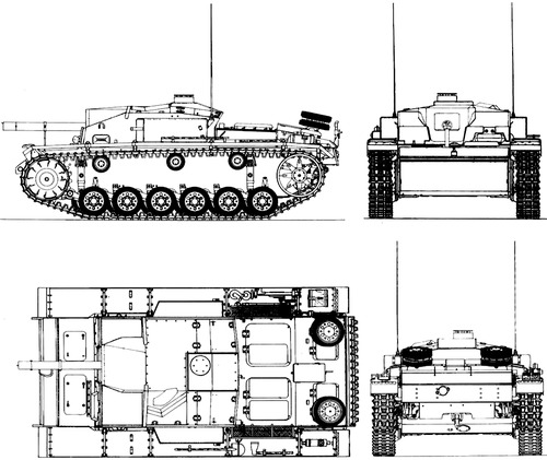 Sd.Kfz. 1421 Sturmgeschutz III Ausf.A (StuG.III) Flammpanzer