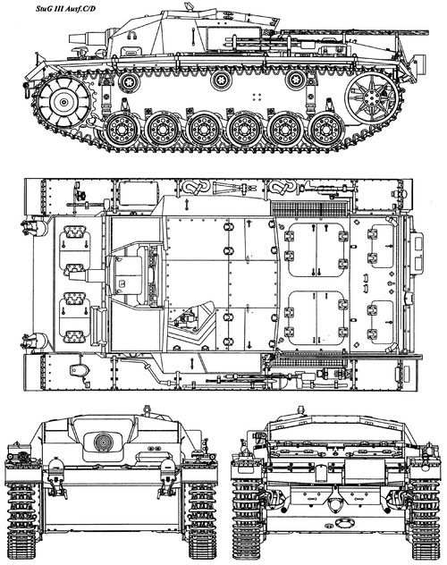 Sd.Kfz.142-1 Sturmgeschutz III Ausf.C-D (StuG.III)