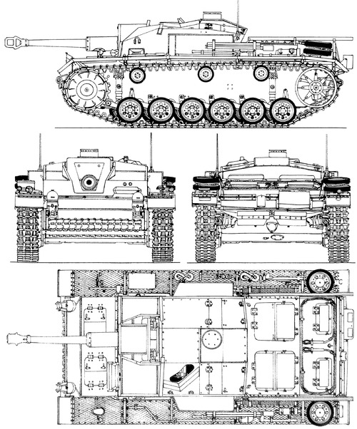 Sd.Kfz. 142-1 Sturmgeschutz III Ausf.F L43 1942 (StuG.III)