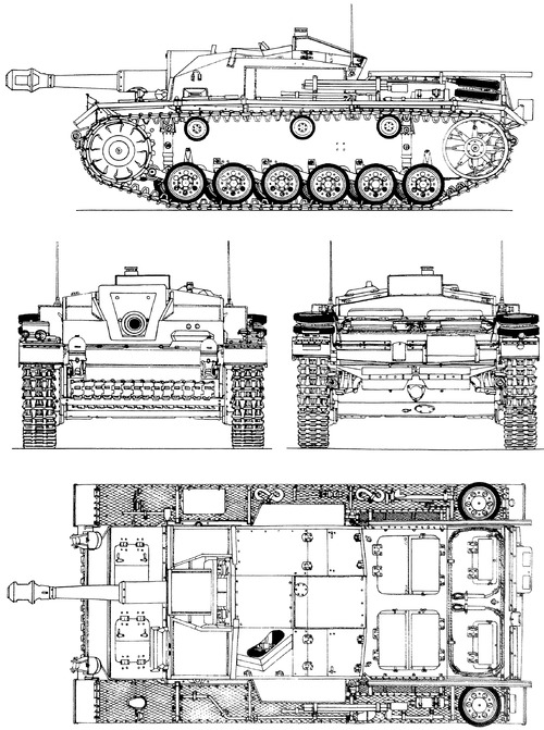 Sd.Kfz. 142-2 Ausf.F Sturmhaubitze III (StuH III)