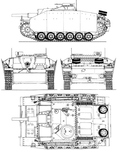 Sd.Kfz. 142-2 Ausf.G Sturmhaubitze III (StuH III) 1944-5