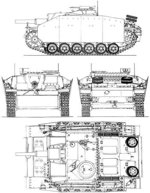 Sd.Kfz. 142-2 Ausf.G Sturmhaubitze III (StuH III) 1945