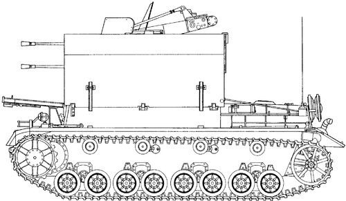 Sd.Kfz. 161-3 .7 cm Flak auf Fahrgestell Panzerkampfwagen IV (sf) Mobelwagen