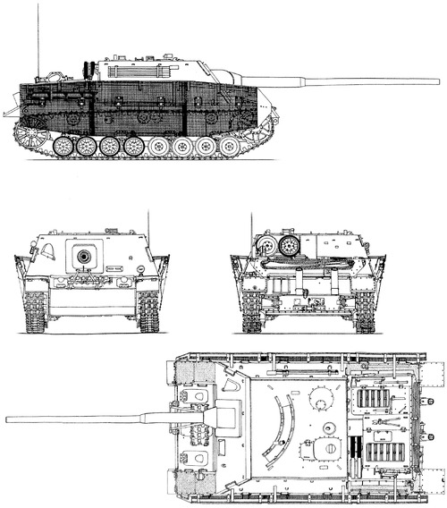 Sd.Kfz.162-1 Jagdpanzer IV70(V) 8.8cm Pak 43-2 L-71