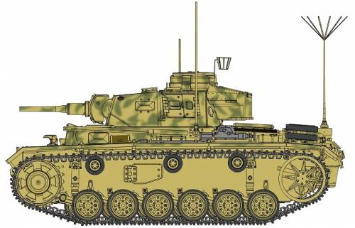 Sd.Kfz. 163 Pz.Bef.Wg.III Panzer III Ausf.J Command Tank