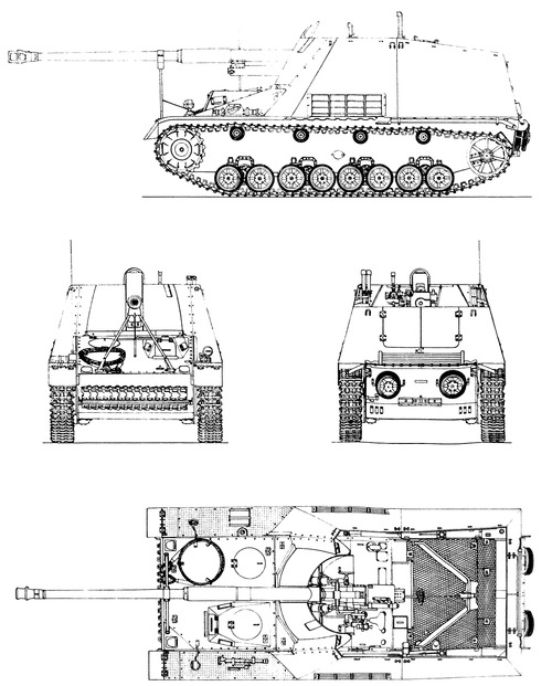 Sd.Kfz. 164 Nashorn 8.8cm Pak 43