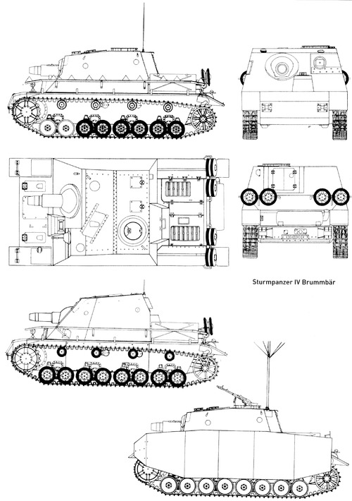 Sd.Kfz. 166 Sturmpanzer Brummbar IV
