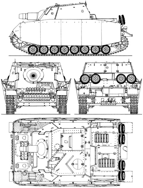 Sd.Kfz. 166 Sturmpanzer IV Brummbar S.2 1944