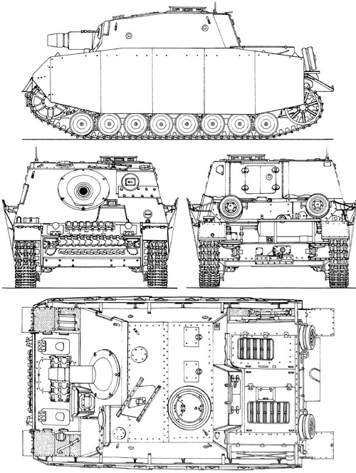 Sd.Kfz. 166 Sturmpanzer IV Brummbar S.4 1944