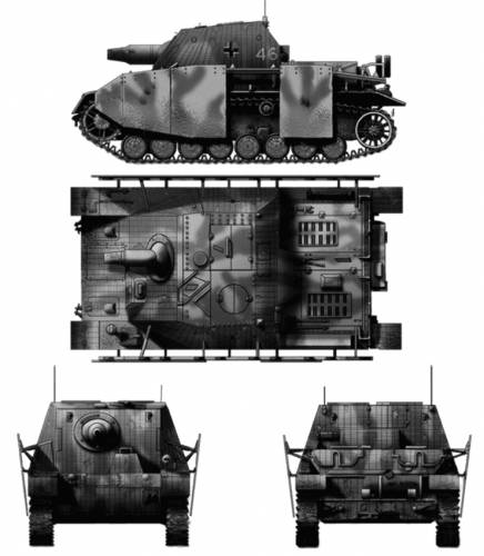 Sd.Kfz. 166 Sturmpanzer IV Brummber