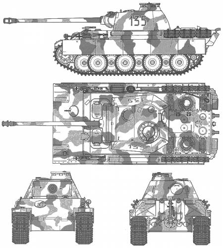 Sd.Kfz. 171 Panther Type G Early Version