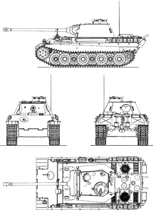 Sd.Kfz. 171 Pz.Kpfw.V Ausf.G Panther Stahlrollen