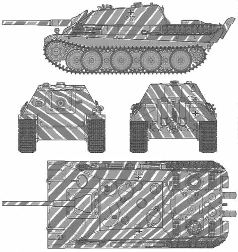 Sd.Kfz. 173 Jagdpanther Late Version