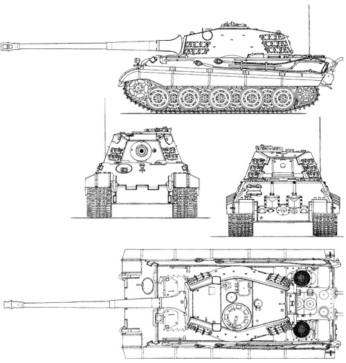 Sd.Kfz.182 Pz.Kpfw.VI Ausf.B King Tiger 10.5cm KwK L-68