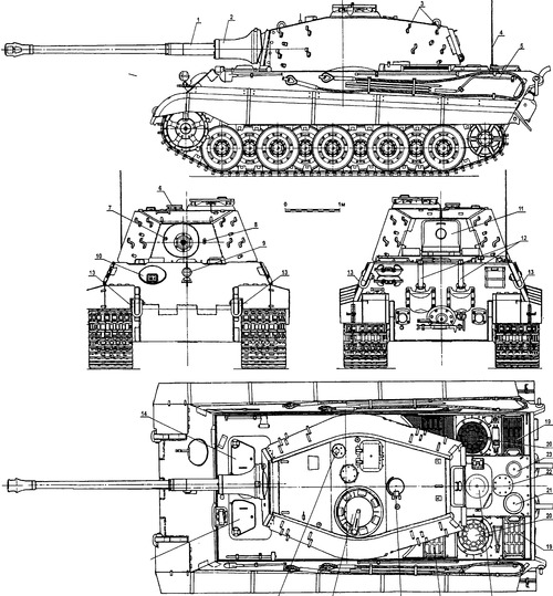 Sd.Kfz. 182 Pz.Kpfw.VI Ausf.B King Tiger (Henschel Turret)