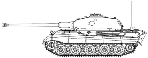 Sd.Kfz. 182 Pz.Kpfw.VI Ausf.B King Tiger (Porsche turret).