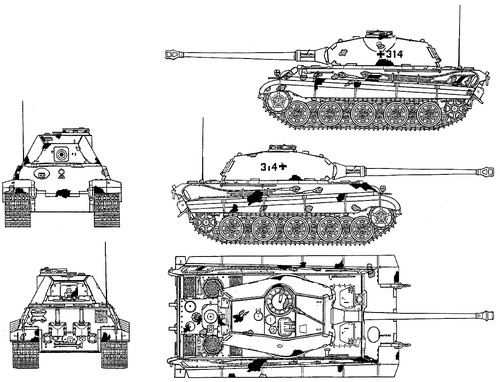 Sd.Kfz. 182 Pz.Kpfw.VI Ausf.B King Tiger (Porsche Turret)