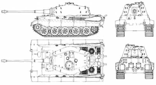 Sd.Kfz. 182 Tiger II Pz.Kpfw. VI Ausf.B (Henschel Turret)