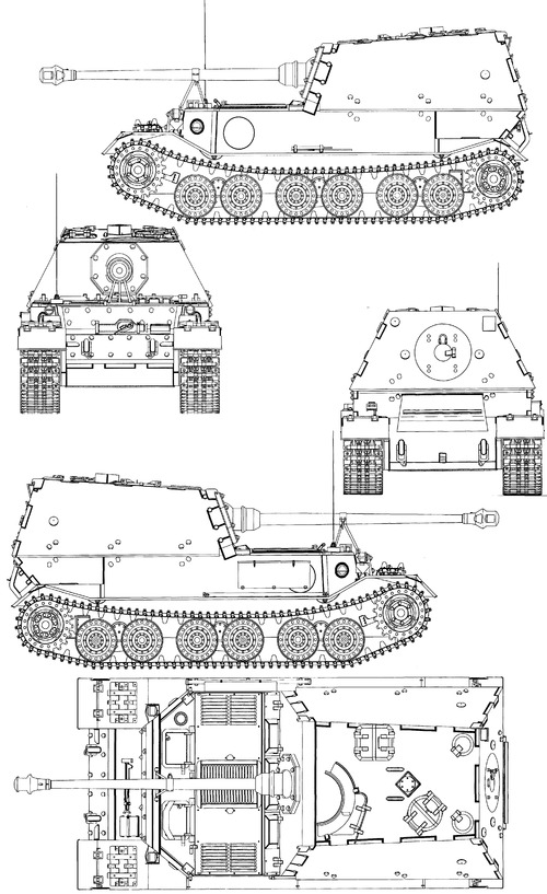 Sd. Kfz. 184 Elefant 8.8cm Panzerjager Tiger (P)