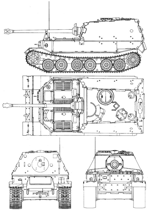 Sd.Kfz.184 Elefant 8.8cm Panzerjager Tiger (P)