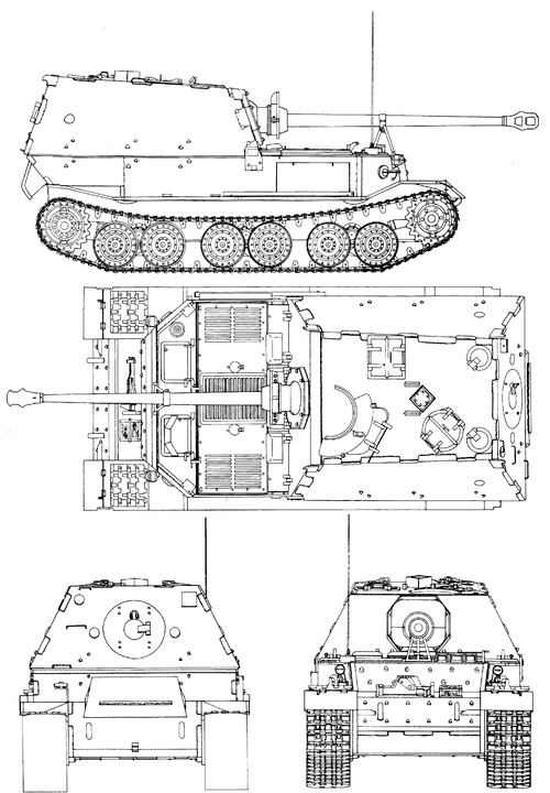 Sd.Kfz.184 Ferdinand 8.8cm Panzerjager Tiger (P)