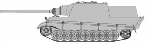 Sd.Kfz. 186 Jagdpanzer VI Jagdtiger 128mm