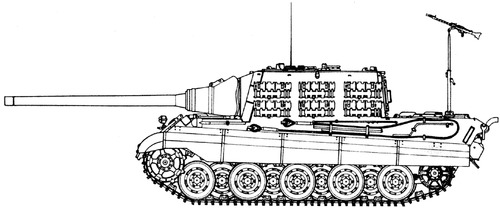 Sd.Kfz. 186 Jagdtiger (Henschel) + MG42