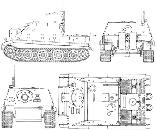 Sd.Kfz. 186 Sturmtiger [Sturmmorserwagen 6064 mit 38 cm RW 61]