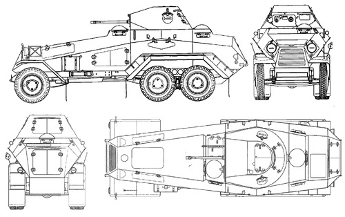 Sd.Kfz. 231 Schwerer Panzerspahwagen 6-Rad