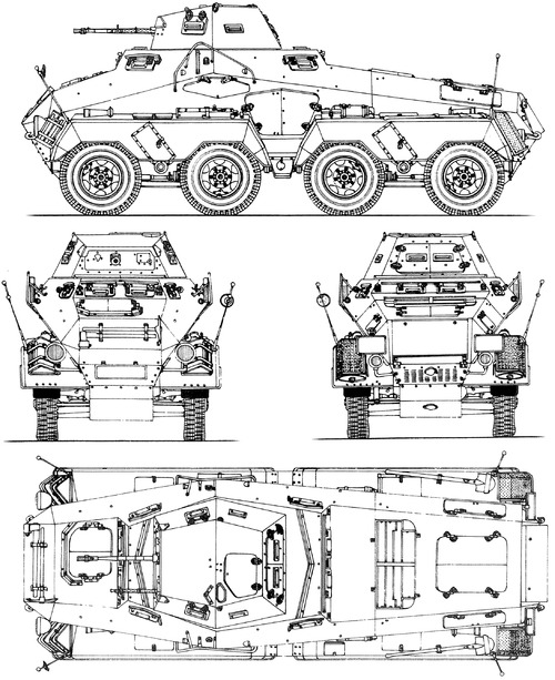 Sd.Kfz. 231 Schwerer Panzerspahwagen 8-Rad