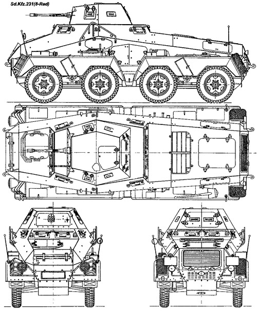 Sd.Kfz.231 Schwerer Panzerspahwagen 8-Rad