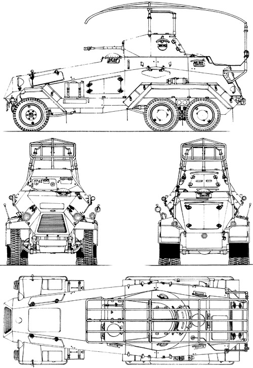 Sd.Kfz. 232 (Fu) Schwerer Panzerspahwagen 6-Rad