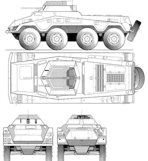 Sd.Kfz. 2341 2cm Schwerer Panzerspahwagen 8-Rad
