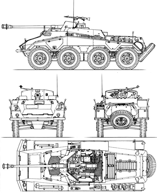 Sd.Kfz. 234-4 Puma 2cm Schwerer Panzerspahwagen 8-Rad