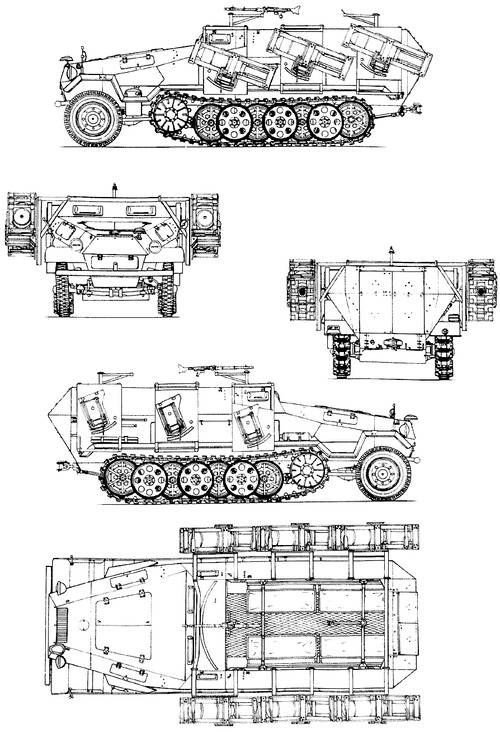 Sd.Kfz.2511 Ausf.B Wurfrahmen 40