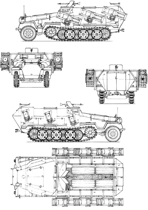 Sd.Kfz.2511 Ausf.C Wurfrahmen 40