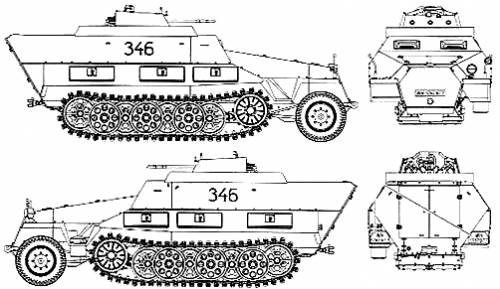 Sd.Kfz. 251-21 Ausf.D Drilling