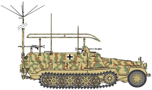 Sd.Kfz. 251-6 Ausf.C Command Vehicle