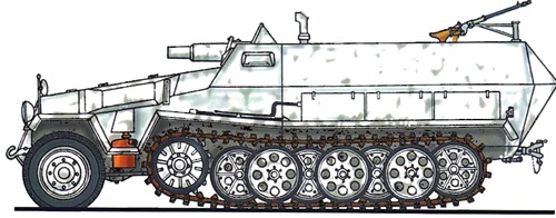 Sd.Kfz. 251-9 Ausf.C + 7.5cm KuK 37L-24