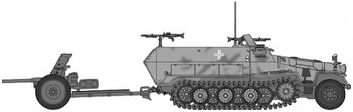 Sd.Kfz. 251 Ausf.C & 3.7cm Pak 35-36