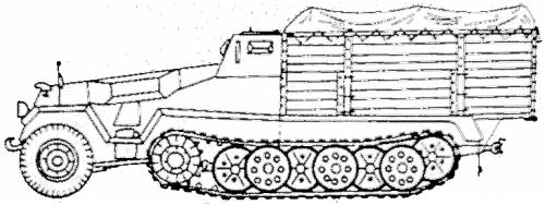 Sd.Kfz. 251 Ausf. C Pritschenwagen